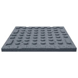 NNEVL Fall Protection Tiles 18 pcs Rubber 50x50x3 cm Grey