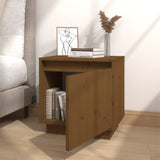 NNEVL Bedside Cabinets 2 pcs Honey Brown 40x30x40 cm Solid Wood Pine