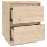 NNEVL Bedside Cabinet 40x35x50 cm Solid Wood Pine