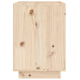 NNEVL Bedside Cabinet 40x35x50 cm Solid Wood Pine