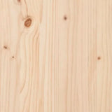 NNEVL Bedside Cabinet 40x35x50 cm Solid Wood Pine