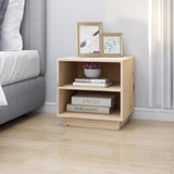 NNEVL Bedside Cabinet 40x34x40 cm Solid Wood Pine