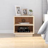 NNEVL Bedside Cabinet 40x34x40 cm Solid Wood Pine