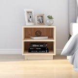NNEVL Bedside Cabinets 2 pcs 40x34x40 cm Solid Wood Pine