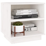 NNEVL Bedside Cabinets 2 pcs White 40x34x40 cm Solid Wood Pine