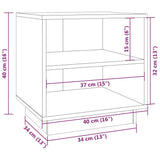 NNEVL Bedside Cabinets 2 pcs White 40x34x40 cm Solid Wood Pine