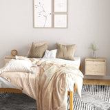 NNEVL Wall Cabinets 2 pcs 45x30x35 cm Solid Wood Pine