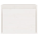 NNEVL Wall Cabinet White 45x30x35 cm Solid Wood Pine