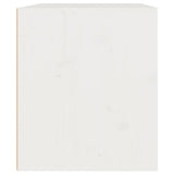 NNEVL Wall Cabinet White 45x30x35 cm Solid Wood Pine