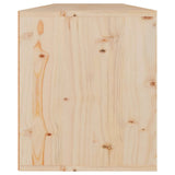 NNEVL Wall Cabinets 2 pcs 60x30x35 cm Solid Wood Pine