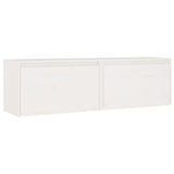 NNEVL Wall Cabinets 2 pcs White 60x30x35 cm Solid Wood Pine