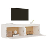 NNEVL Wall Cabinets 2 pcs White 60x30x35 cm Solid Wood Pine