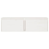 NNEVL Wall Cabinets 2 pcs White 60x30x35 cm Solid Wood Pine