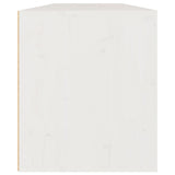 NNEVL Wall Cabinets 2 pcs White 60x30x35 cm Solid Wood Pine