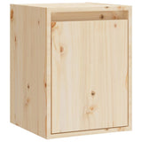 NNEVL Wall Cabinet 30x30x40 cm Solid Wood Pine