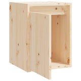 NNEVL Wall Cabinet 30x30x40 cm Solid Wood Pine