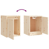 NNEVL Wall Cabinet 30x30x40 cm Solid Wood Pine