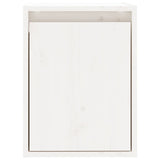 NNEVL Wall Cabinets 2pcs White 30x30x40 cm Solid Wood Pine