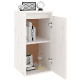 NNEVL Wall Cabinets 2 pcs White 30x30x60 cm Solid Wood Pine