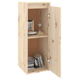 NNEVL Wall Cabinet 30x30x80 cm Solid Wood Pine