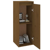 NNEVL Wall Cabinets 2 pcs Honey Brown 30x30x80 cm Solid Wood Pine