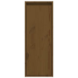 NNEVL Wall Cabinets 2 pcs Honey Brown 30x30x80 cm Solid Wood Pine
