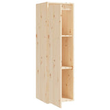 NNEVL Wall Cabinet 30x30x100 cm Solid Wood Pine