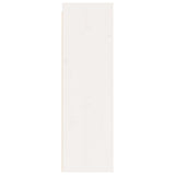 NNEVL Wall Cabinet White 30x30x100 cm Solid Wood Pine