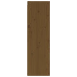 NNEVL Wall Cabinet Honey Brown 30x30x100 cm Solid Wood Pine