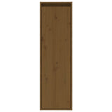 NNEVL Wall Cabinets 2 pcs Honey Brown 30x30x100 cm Solid Wood Pine