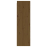 NNEVL Wall Cabinets 2 pcs Honey Brown 30x30x100 cm Solid Wood Pine