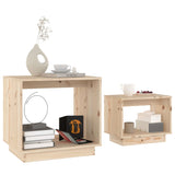 NNEVL Nesting Coffee Tables 2 pcs Solid Wood Pine