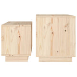 NNEVL Nesting Coffee Tables 2 pcs Solid Wood Pine