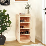 NNEVL Shoe Cabinet 35x35x80 cm Solid Wood Pine