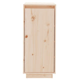 NNEVL Shoe Cabinet 35x35x80 cm Solid Wood Pine