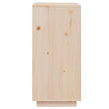 NNEVL Shoe Cabinet 35x35x80 cm Solid Wood Pine