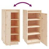 NNEVL Shoe Cabinet 35x35x80 cm Solid Wood Pine