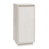 NNEVL Shoe Cabinet White 35x35x80 cm Solid Wood Pine