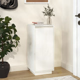 NNEVL Shoe Cabinet White 35x35x80 cm Solid Wood Pine