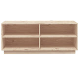 NNEVL Shoe Cabinet 110x34x45 cm Solid Wood Pine