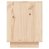 NNEVL Shoe Cabinet 110x34x45 cm Solid Wood Pine