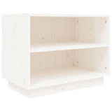 NNEVL Shoe Cabinet White 60x34x45 cm Solid Wood Pine