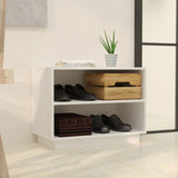 NNEVL Shoe Cabinet White 60x34x45 cm Solid Wood Pine