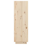 NNEVL Shoe Cabinet 34x30x105 cm Solid Wood Pine