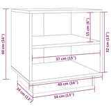 NNEVL Bedside Cabinet Honey Brown 40x34x40 cm Solid Wood Pine