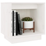 NNEVL Bedside Cabinets 2 pcs White 40x30x40 cm Solid Wood Pine