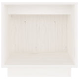 NNEVL Bedside Cabinets 2 pcs White 40x30x40 cm Solid Wood Pine