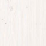 NNEVL Sideboard White 60x34x75 cm Solid Wood Pine