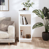 NNEVL Sideboard White 31.5x34x75 cm Solid Wood Pine
