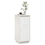 NNEVL Sideboard White 31.5x34x75 cm Solid Wood Pine